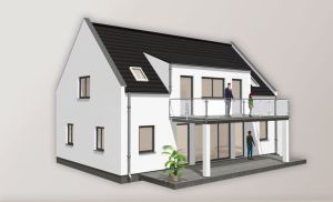 Einfamilienhaus 160qm attika balkon