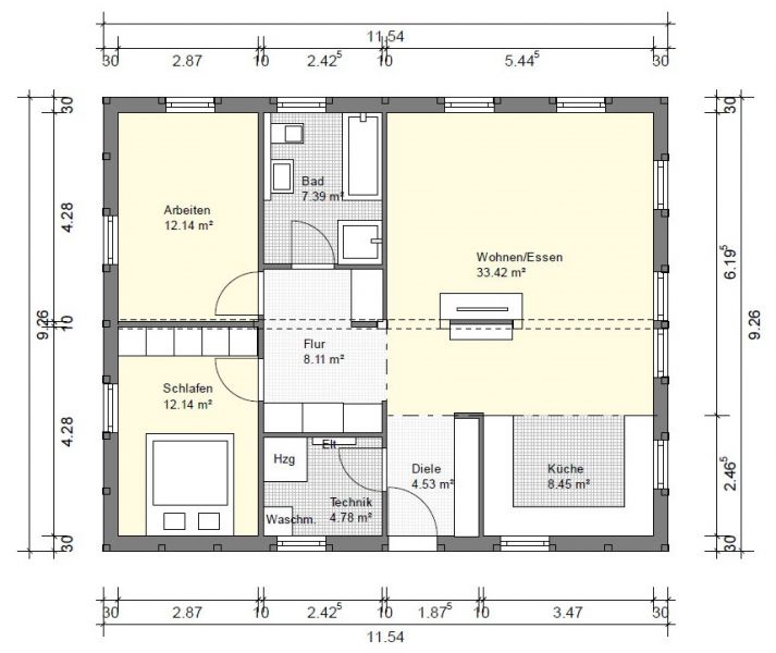 Bungalow Grundrisse Ubersicht Mit Vielen Bungalow Grundrissen Haus Grundriss