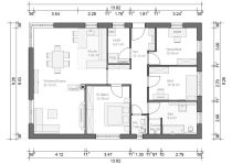 Bungalow 107 4 Zimmmer Grundriss