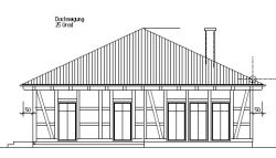 Ansicht1 Winkelbungalow Fachwerk Berlin
